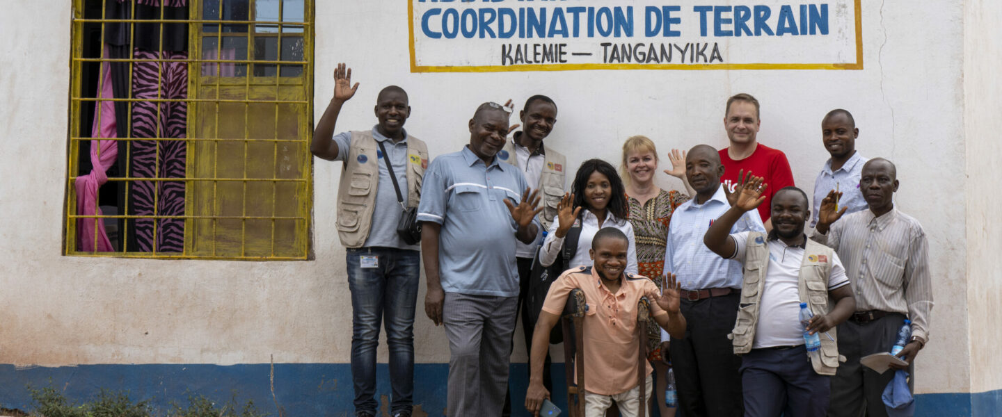 CEPAC-kirkon ja Fidan vaikuttamistyön tiimi Kongon demokraattisessa tasavallassa.