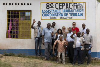 CEPAC-kirkon ja Fidan vaikuttamistyön tiimi Kongon demokraattisessa tasavallassa.